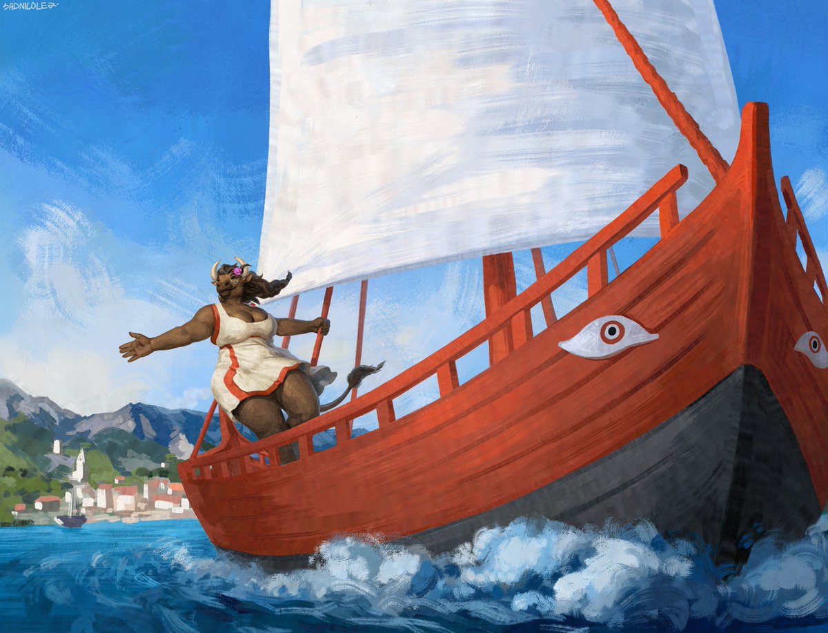Going with the wind!
For Sybarite c;