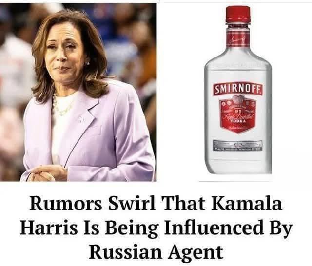 Comrade Smirnoff influences quite a few Democrats, we’re told…