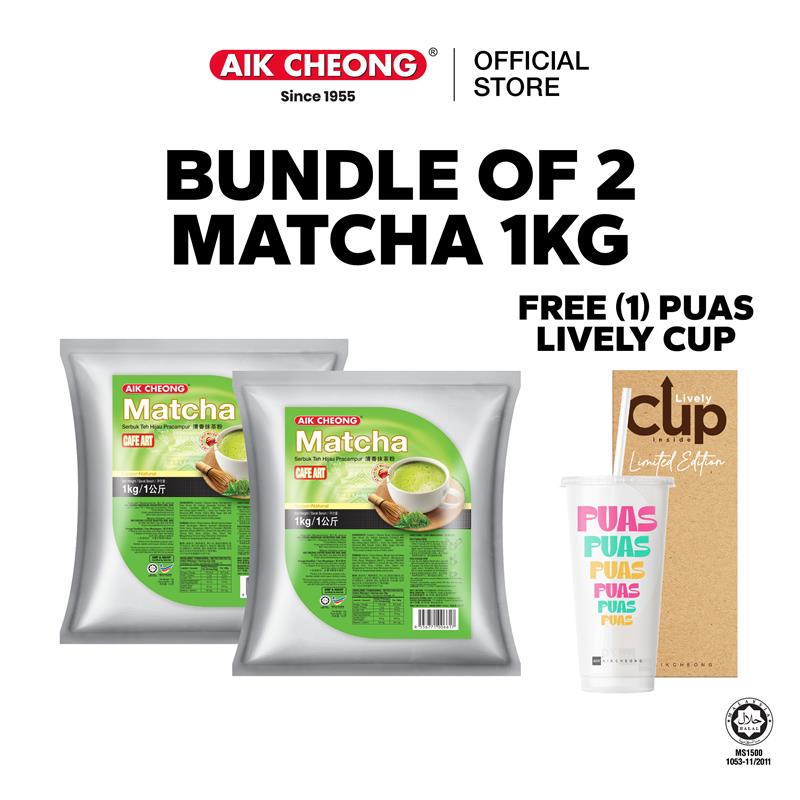 Good morning guys, peminat matcha boleh try our Bundle Deal. While stock last at Tiktok