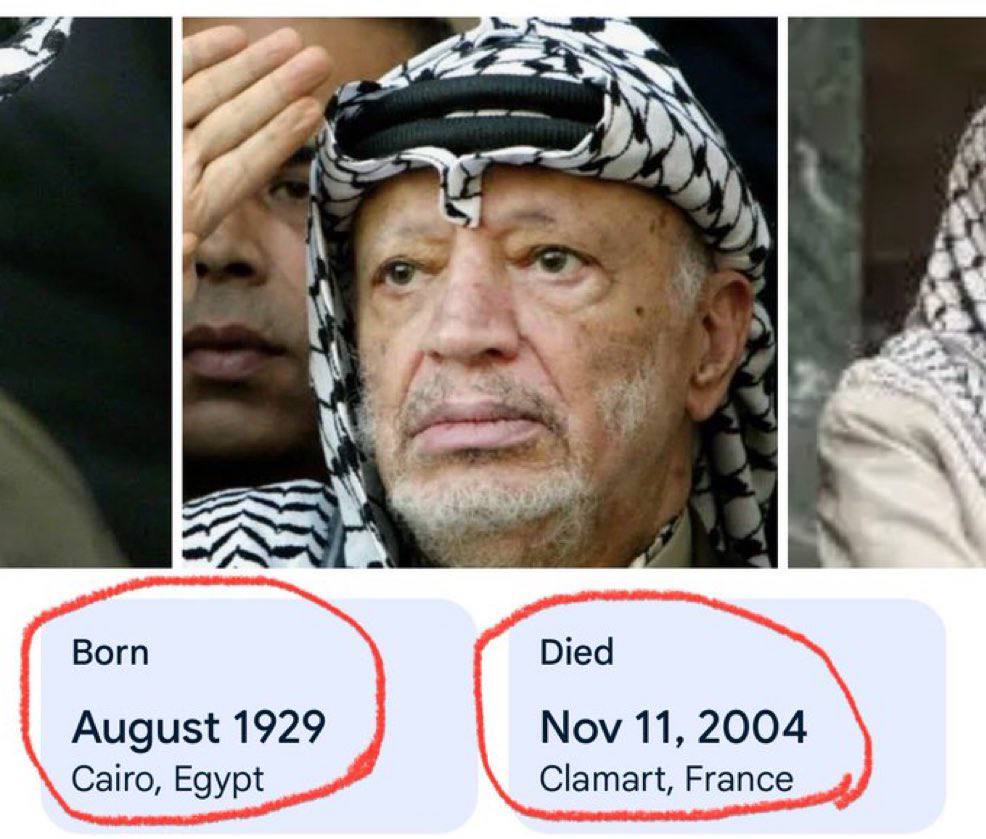 1968 - Yasser Arafat announced that all Jordanian citizens that are now in Israel controlled Judea and Samaria should be called Palestinians. And thus the Palestinian State idea was born.