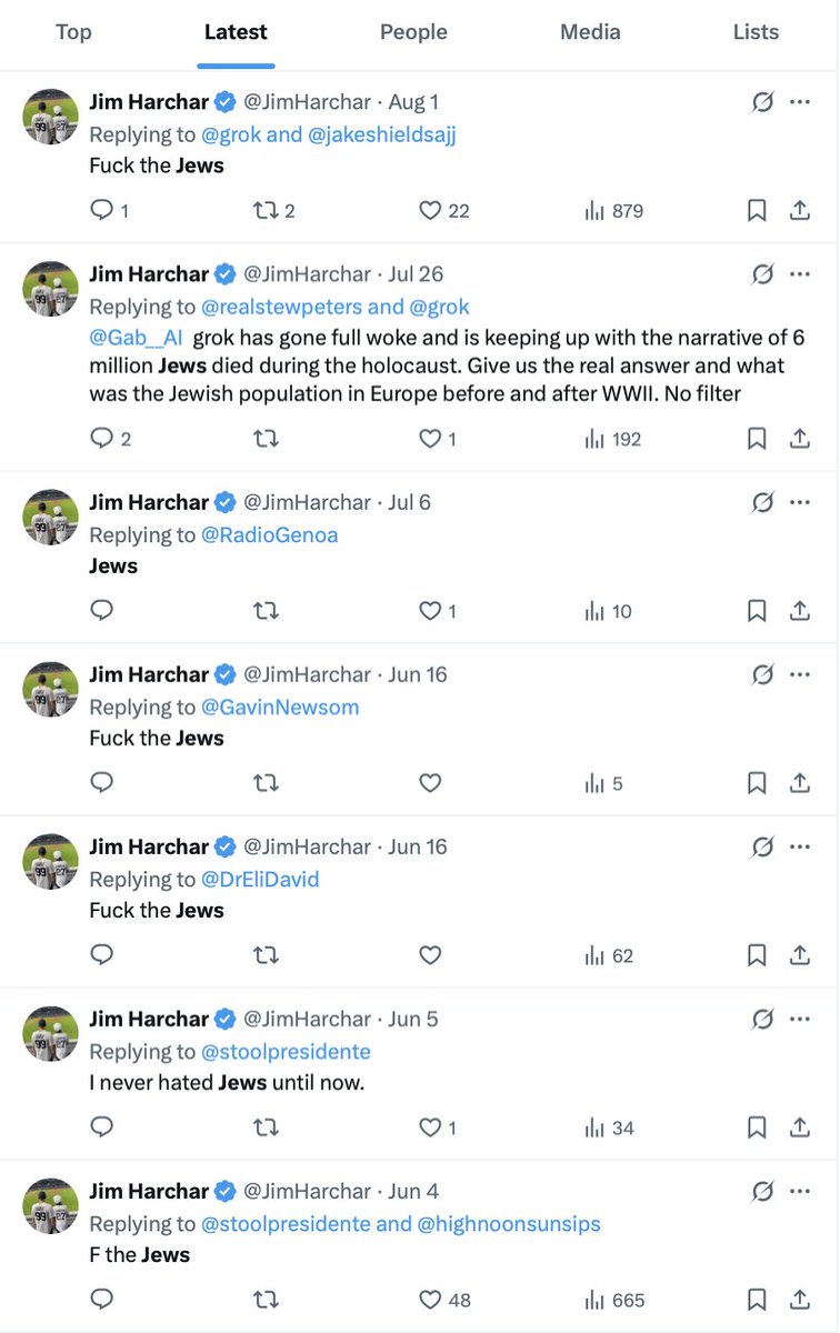 South Florida residents- keep antisemite Jim Harchar (owner of Cable Pro of Florida) of Plantation OUT. OF. YOUR. HOMES.