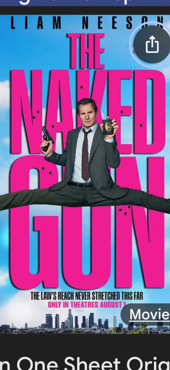 Highly recommend the new Naked Gun. Liam Neeson pulls off a terrific Frank Drebin (Jr.). Pamela Anderson great too. Laugh out loud funny. My gut hurt from laughter in one scene. I rank original as best comedy ever. Met Leslie Nielson at his home in AZ. Gentleman.