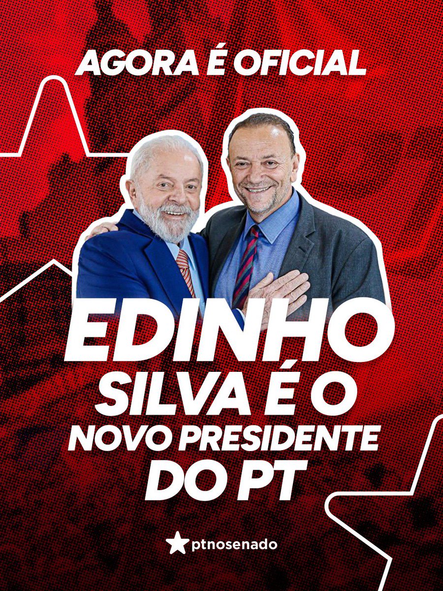 Edinho Silva tomou posse como presidente nacional do Partido dos Trabalhadores. 

Sucesso, companheiro!