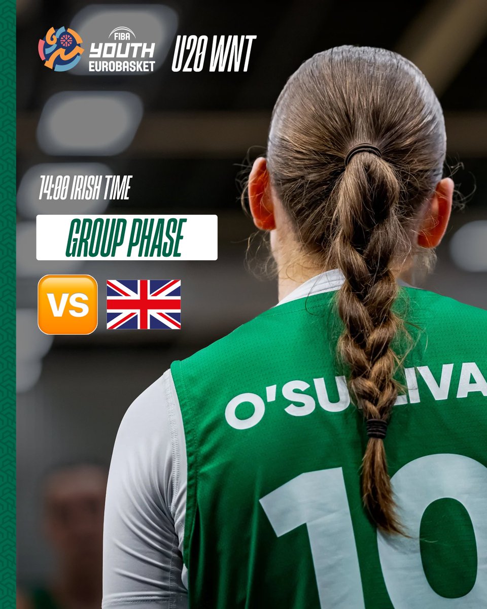 Looking to go ✌️ for ✌️

Watch live on the Basketball Ireland website or the FIBA YouTube channel from 2pm Irish time.

#GreenMeansGo ☘️ || #IrishBasketball