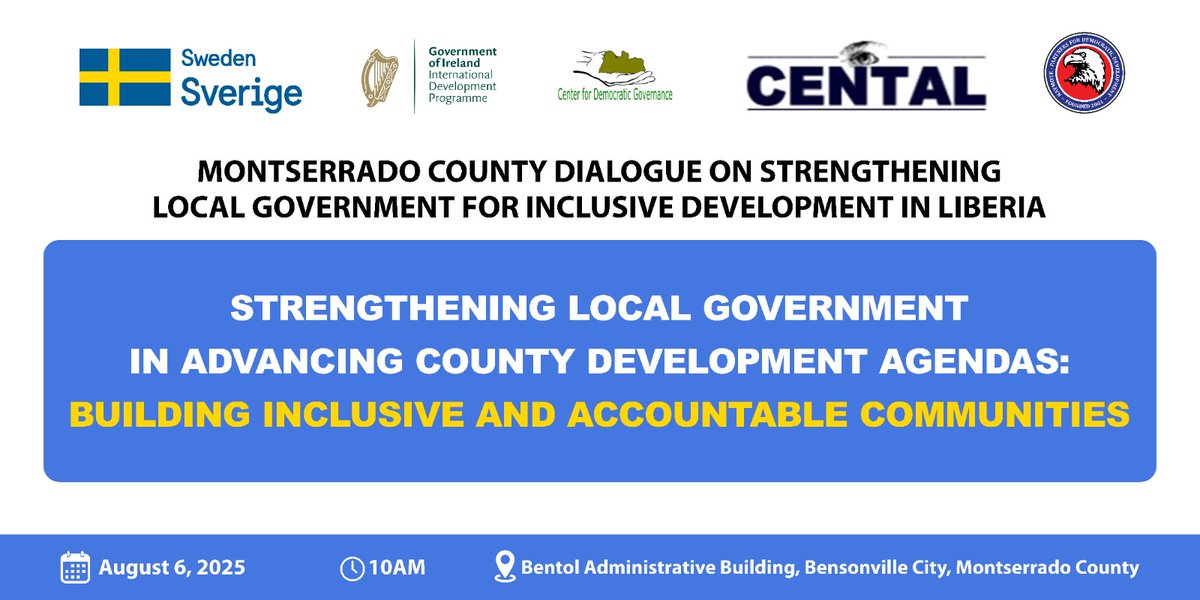 Eddie D. Jarwolo (@djarwolo) on Twitter photo Democracy starts with dialogue.
<a href="/Naymoteliberia/">NAYMOTE-Liberia</a> is hosting a dialogue to create a platform for national, local government officials and partners to develop a pathway to strengthen local government for inclusive and sustainable development in Liberia. Democracy starts with dialogue.
<a href="/Naymoteliberia/">NAYMOTE-Liberia</a> is hosting a dialogue to create a platform for national, local government officials and partners to develop a pathway to strengthen local government for inclusive and sustainable development in Liberia.