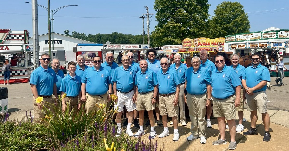 FunCenterChords's tweet image. We helped open the 2025 Richland County Fair today by sing the National Anthem! This Friday night we’ll be singing it at the Columbus Clippers game!