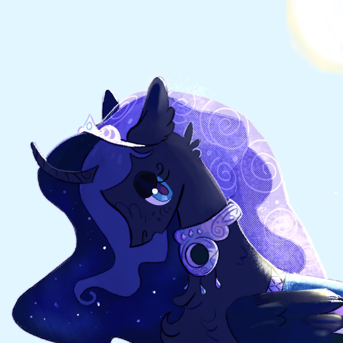 Luna warm up that I got carried away with #mlp