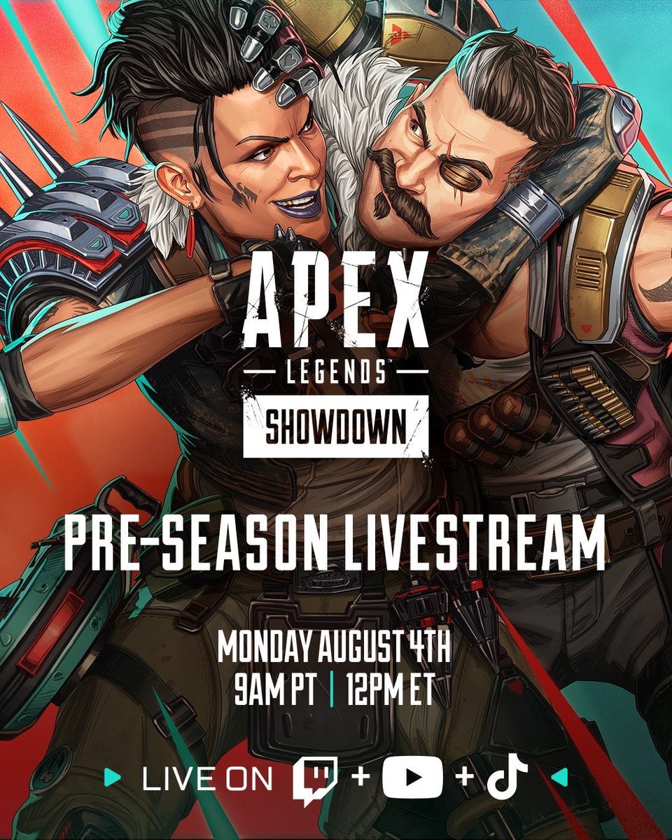 Going live tomorrow at 10 am MST with the new season and a very fun announcement. Season 26 is gonna be a vibe for both pub and ranked enjoyers!