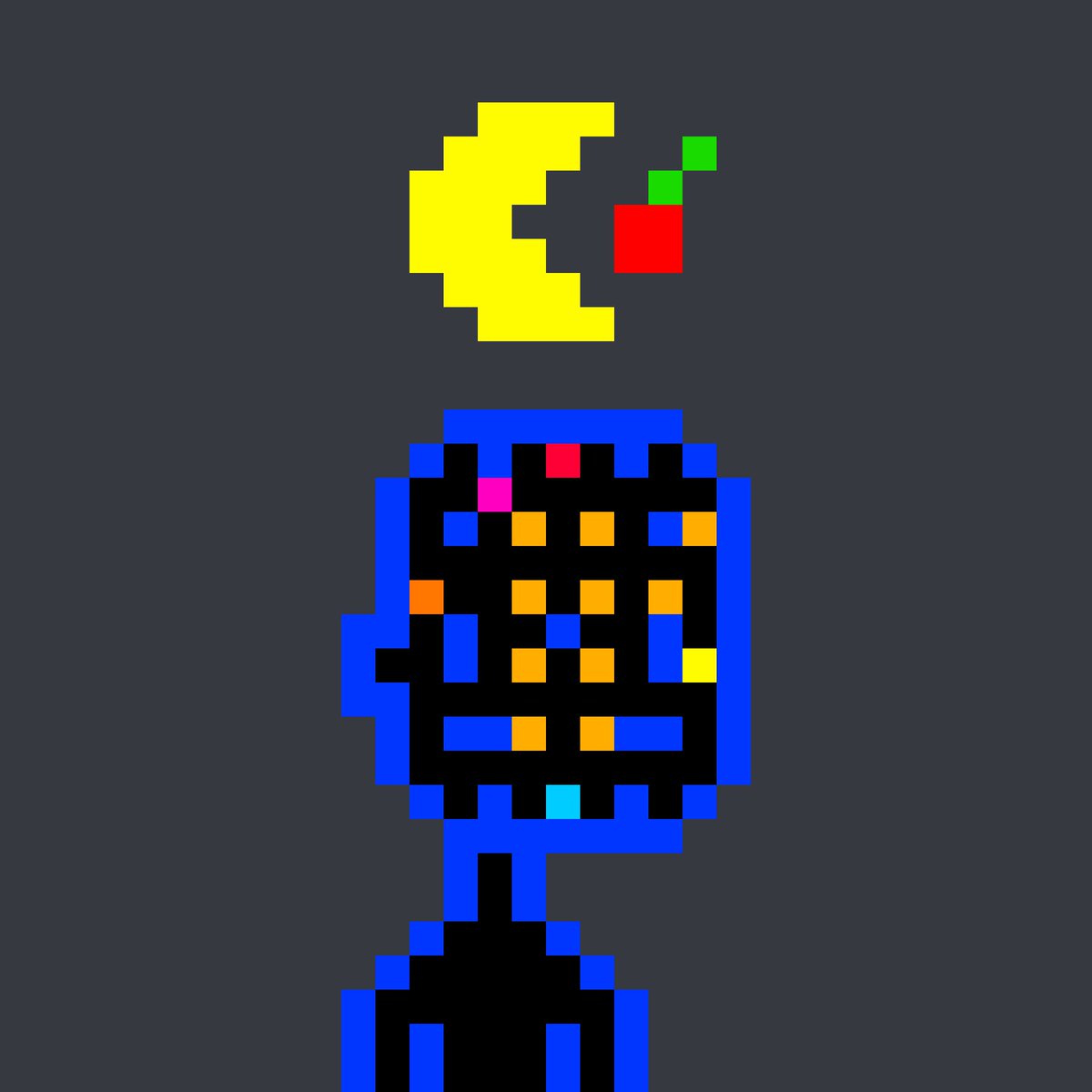This 1/1 Pac-Man inspired Lil Banger is waiting to be minted 🕹️