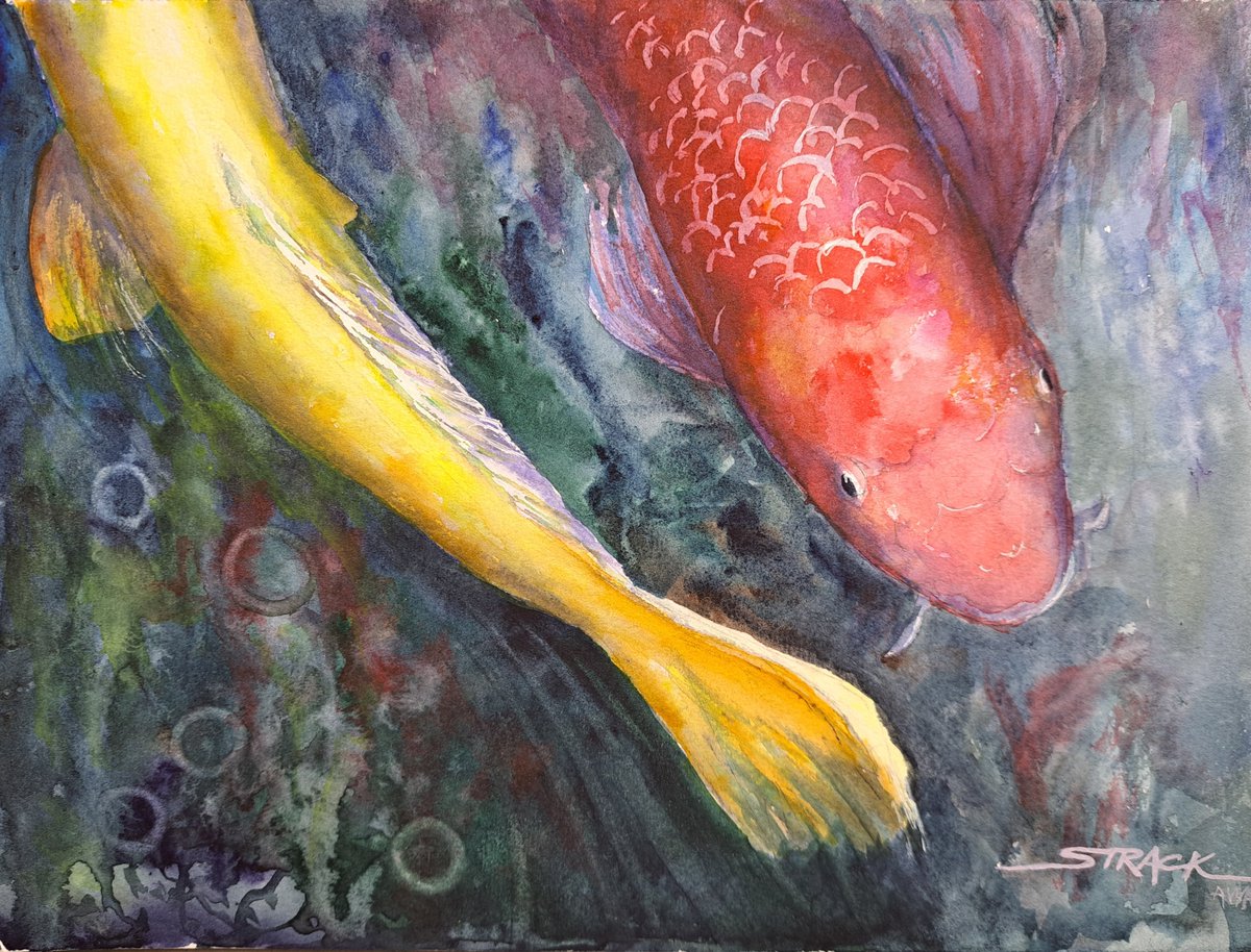 I painted this live, en plein air, at Winterthur Museum, Garden &amp; Library with #sennelier watercolor and #dynastybrush on #hahnemühle paper. "Heads or Tails," 9x12 WC.