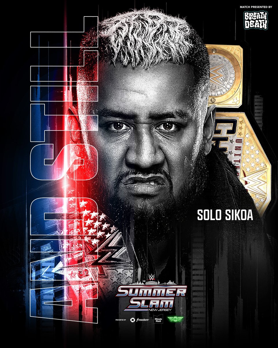 WWE's tweet image. SOLO SIKOA rules at #SummerSlam!

#AndStill