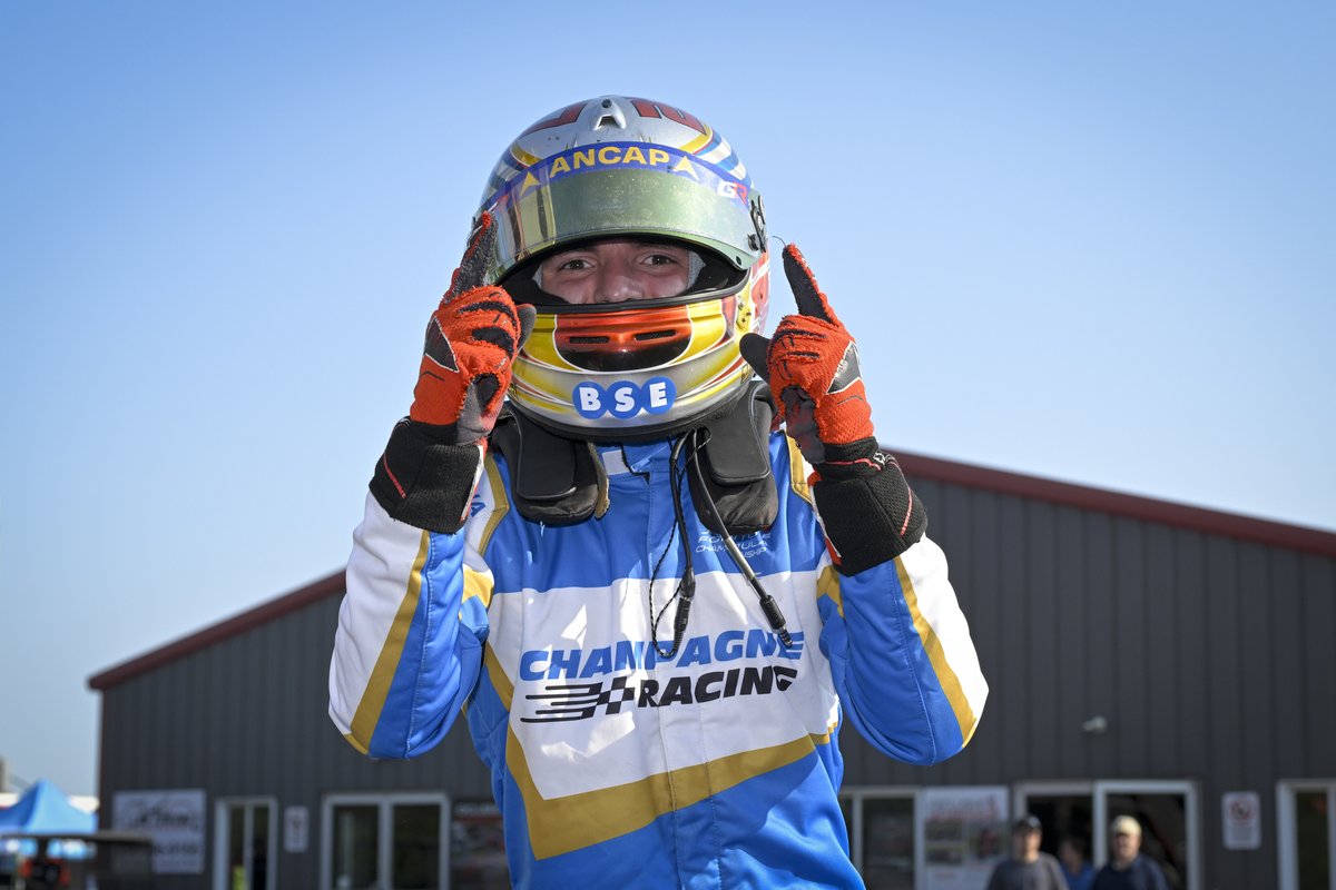 RACE 2 🏁 Gastón Irazú Wins as Champagne Racing Sweeps Podium in Race 2 at <a href="/NJMP/">New Jersey Motorsports Park</a>. Read more ➡️ ligierjuniorformulachampionship.com/news/gaston-ir…