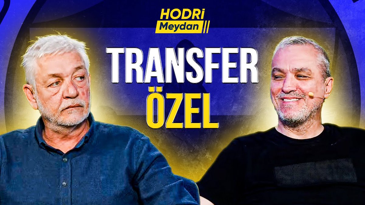Hodri Meydan 🇹🇷 (@hodrimeydan_tv) on Twitter photo 🟡🔵 “Gürcan Bilgiç ve Altan Tanrıkulu ile Transfer Özel” programı,
🗣️ <a href="/gurcanbilgic/">Gürcan BİLGİÇ</a> ve <a href="/AltanTanrikulu/">Altan Tanrıkulu</a> 'nun yorumlarıyla bugün saat 15.00’te Fenerbahçelileri buluşturan kanal Hodri Meydan’da Canlı Yayında!
📱🔉Bildirimlerinizi Açmayı Unutmayın!👇
youtube.com/@HodriMeydan_TV 🟡🔵 “Gürcan Bilgiç ve Altan Tanrıkulu ile Transfer Özel” programı,
🗣️ <a href="/gurcanbilgic/">Gürcan BİLGİÇ</a> ve <a href="/AltanTanrikulu/">Altan Tanrıkulu</a> 'nun yorumlarıyla bugün saat 15.00’te Fenerbahçelileri buluşturan kanal Hodri Meydan’da Canlı Yayında!
📱🔉Bildirimlerinizi Açmayı Unutmayın!👇
youtube.com/@HodriMeydan_TV