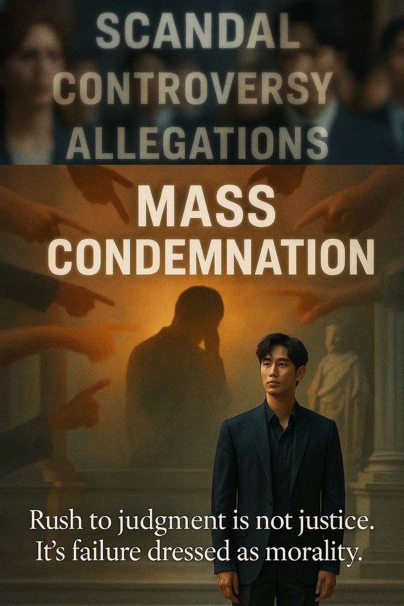 PixieAvenger's tweet photo. In South Korea, the accusation is the verdict.
Media runs wild. Brands flee.
The truth shows up months later —
but it’s too late.

How many more lives need to be ruined
before this cycle breaks?

#RushToJudgment #WeStandWithKimSooHyun #KDramaBoycott https://t.co/lKb6gOeqqq