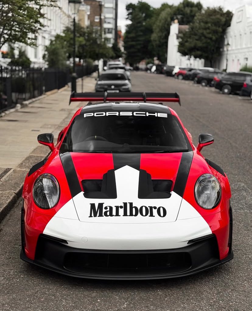 Jordan92338366's tweet photo. 992 GT3RS with Marlboro livery 💨 https://t.co/ntfMC7wO6X