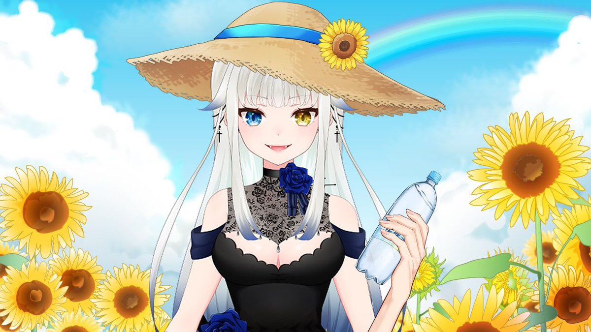 おはヴァン🦇"
昨日は色々いい事あって嬉しみ🥰

今日の予定🗓
この後┋予定表投稿
10:00┋ミンサガ
20:00┋ポケミラ

暑さで参っちゃいそうだけど、無理せずに水分補給しっかり取ってね！
今日も1日ゆるふぁい✨️
#おはようVtuber