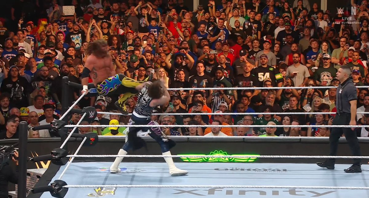 Dominik almost ate a Super Styles Clash.
#SummerSlam