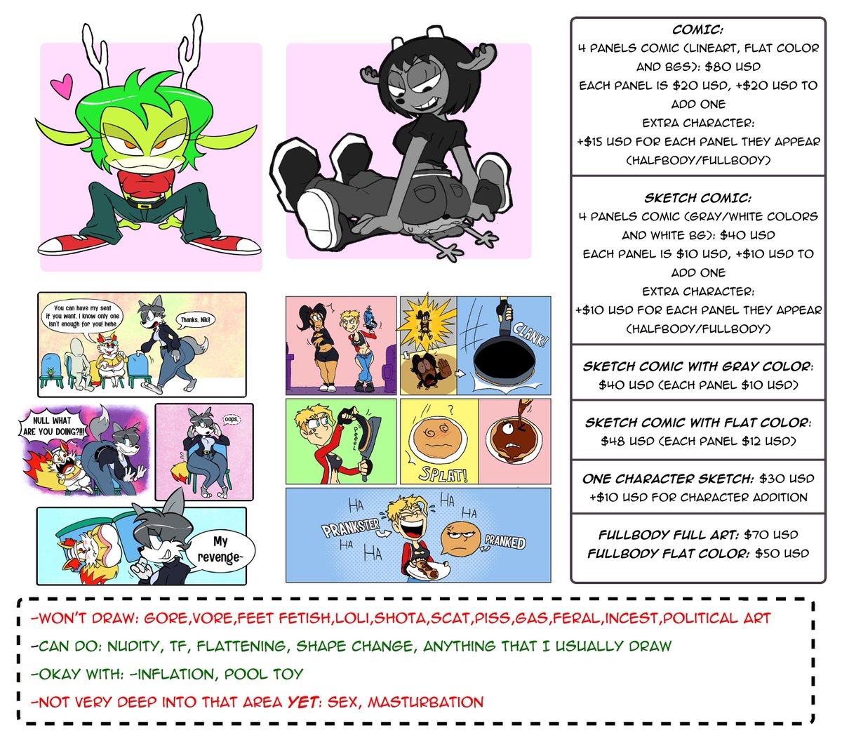 Opening 5 slots, DM me if you would like an art piece from me!