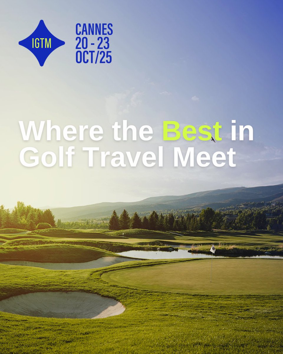 Where the best in golf travel meet! 🌍⛳️

Join IGTM 2025 in Cannes to connect, discover opportunities, and elevate your business. Don’t miss out - apply to be a delegate today!
spkl.io/6014AyKIA

📆 October 20-23, 2025
📍 Cannes

#IGTM2025 #LuxuryGolfTravel