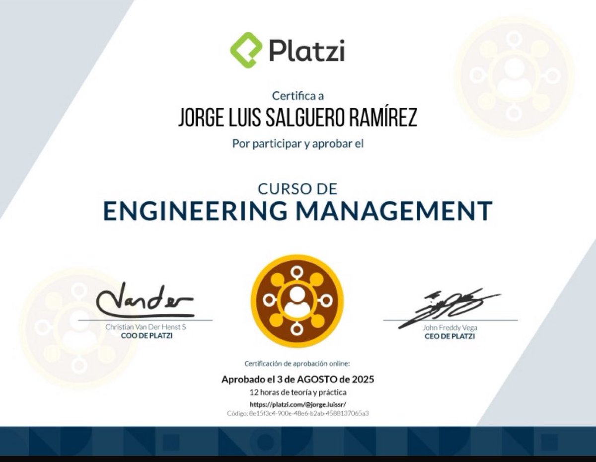 LuisR0207's tweet image. 🚀 @platzi -&amp;gt; #NuncaParesDeAprender 
👨‍🏫 Profesor: Juan Pablo Buriticá
🎯 Liderar ingeniería va más allá de la coordinación de tareas: implica inspirar al equipo, priorizar estratégicamente y escalar el valor que aporta al negocio.

#AgileLeadership #ScalingTech #CareerGrowth