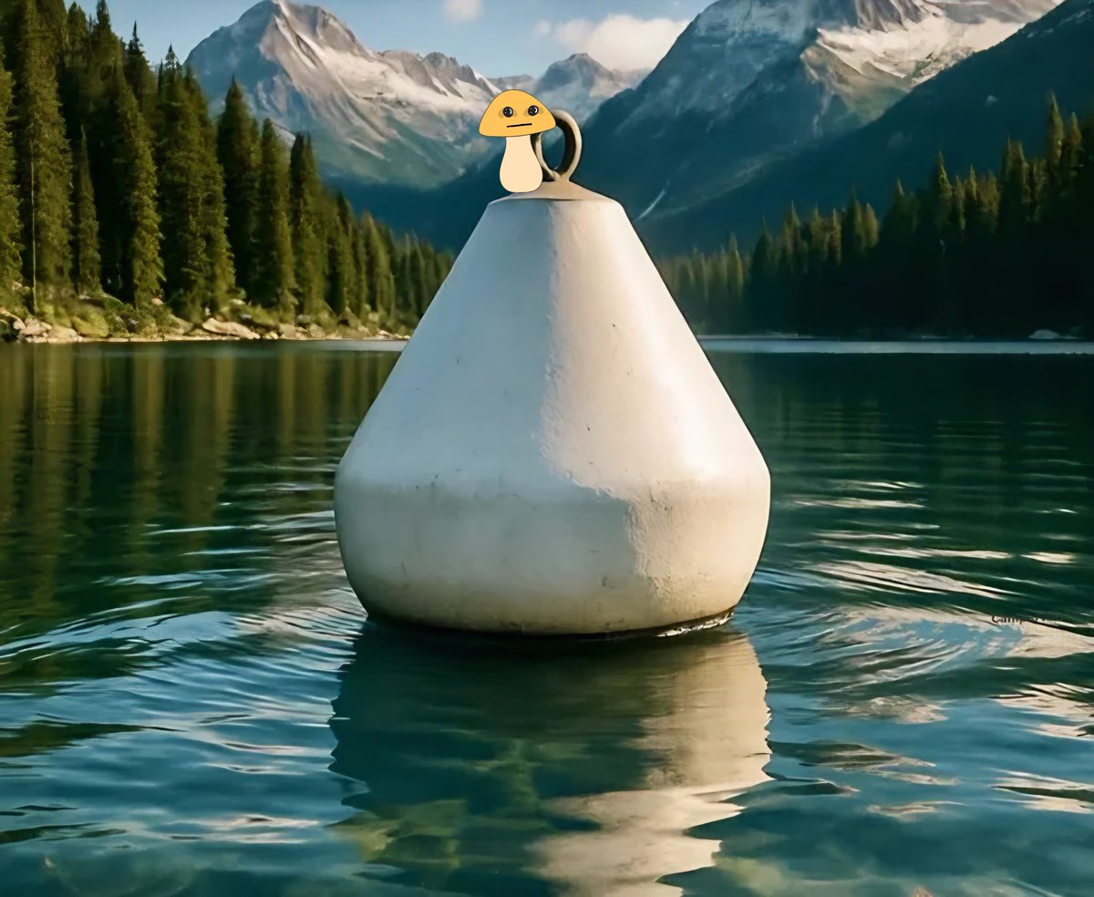 Chilling with a white bouy this summer