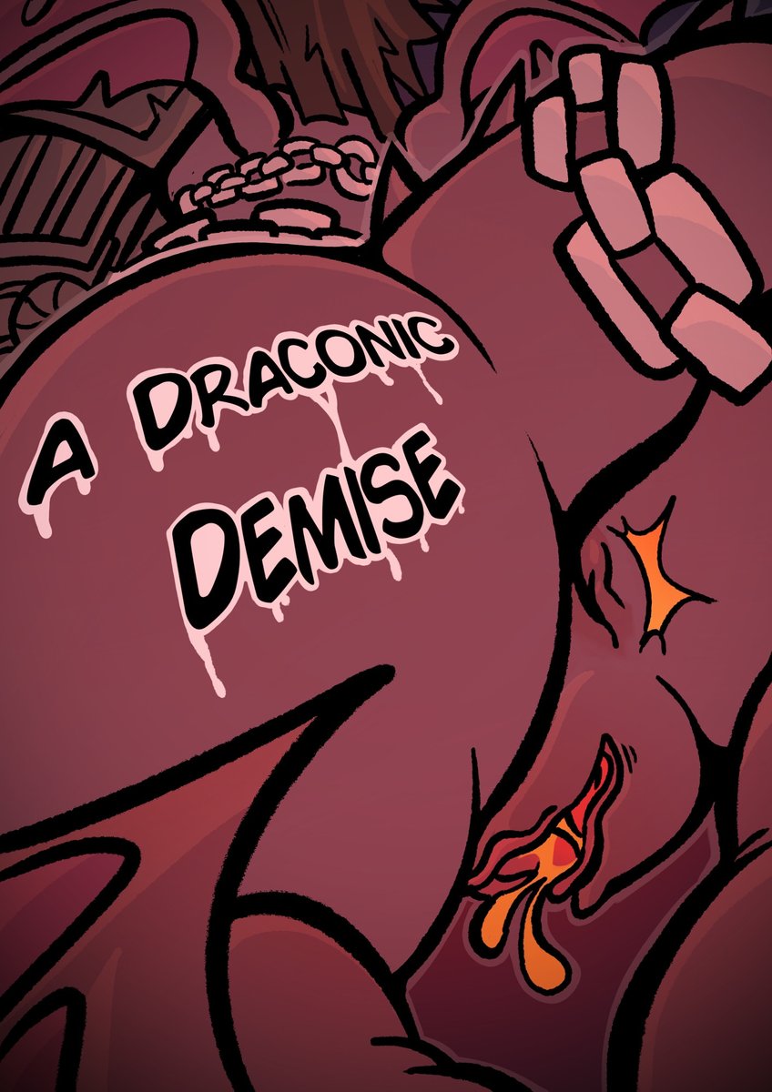 The throbbing, pulsing heat of a dragon's loins make short work of pathetic little worms like you !!

New comic out now !! &gt;:3c

#sizetwitter #giantess