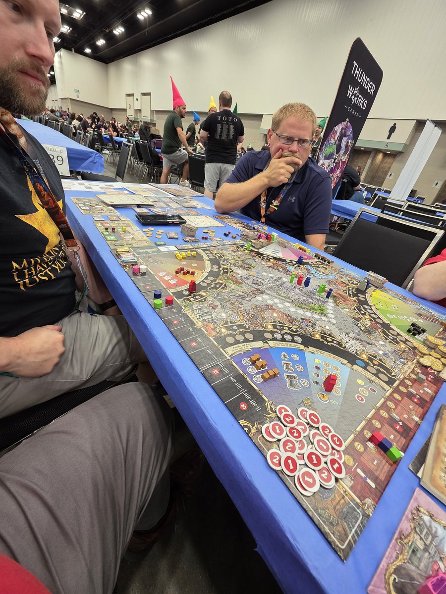 Final sessions at #GenCon2025 More Oranges and Lemons.