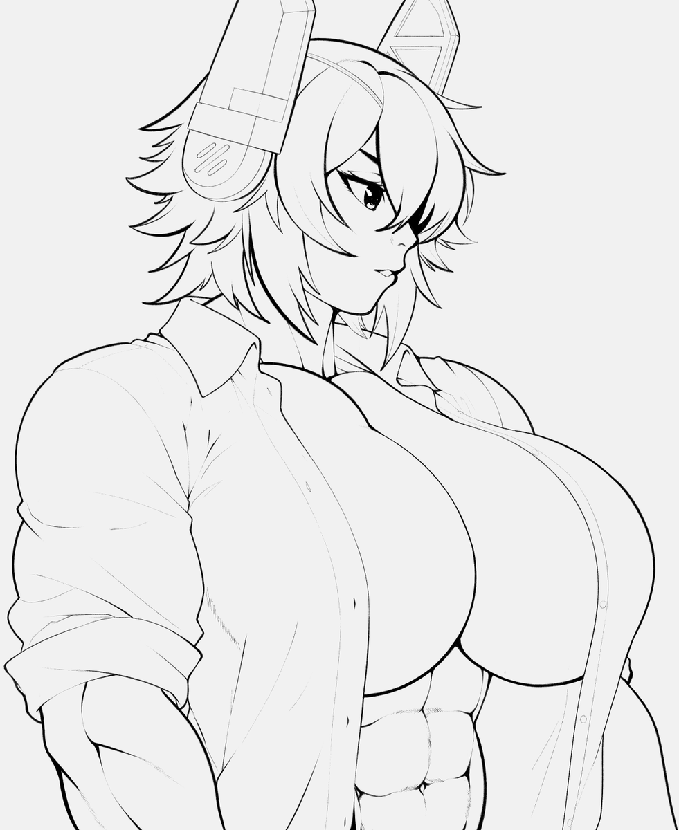 Repost of my Tenryuu drawing because I'm an idiot and didn't notice how low the resolution was on the other one. Also tried adjusting the left shoulder cause it was bugging me.