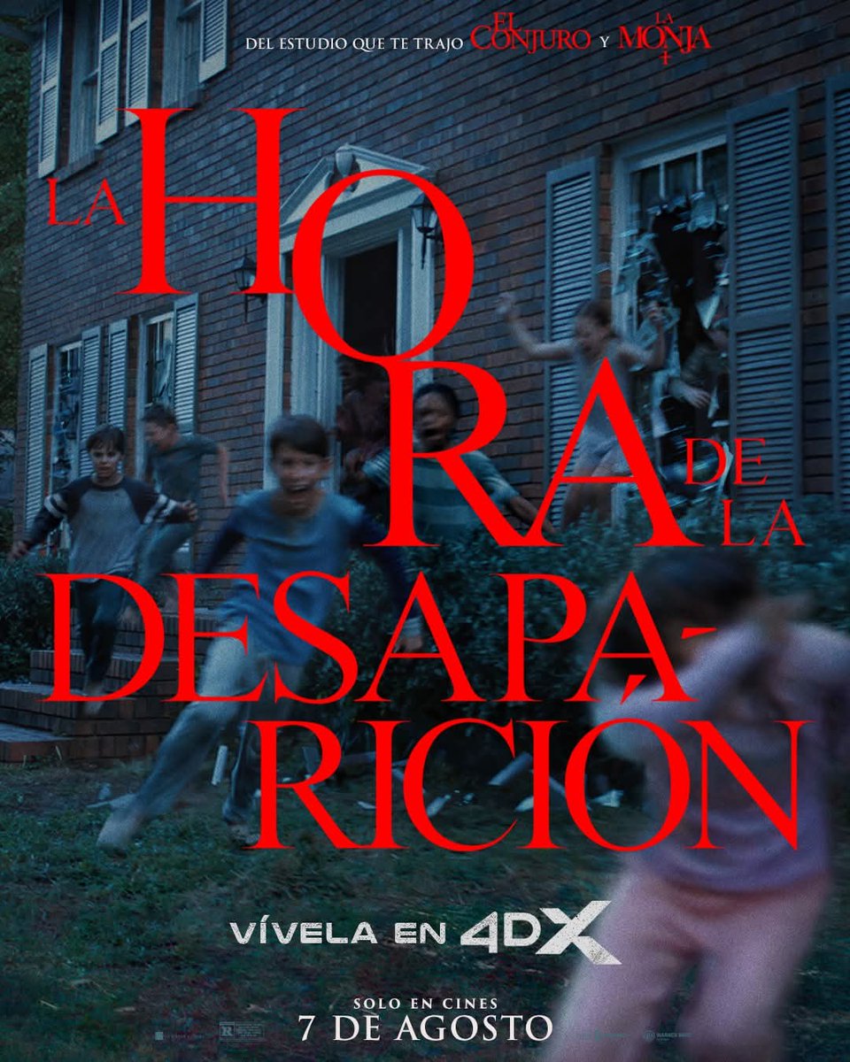 ¡PASES DOBLES!

Disfruta #LaHoraDeLaDesaparicion cortesía de <a href="/Cinepolis/">Cinépolis</a> y <a href="/WBPictures_Mx/">WB Pictures México</a>
este Miércoles al SUR de CDMX

✅️ ❤️ Y RP
✅️ DIBUJA Ó COMENTA un Gif de alguna pesadilla de tu infancia (Dibujos tienen más posibilidad de Ganar)
✅️ @ a 2 amigos con el  #Cinépolis4DX
