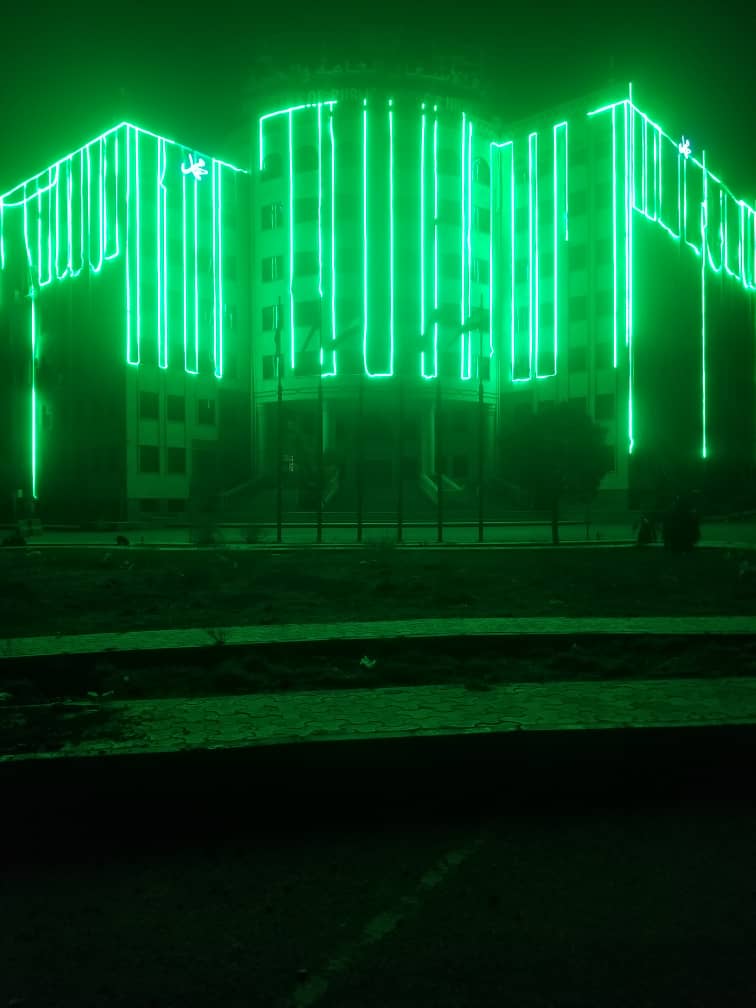 وزارة النقل والاشغال العامة تجهيزات المولد النبوي على صاحبه افضل الصلاة والسلام  عليه وعلى آله الطيبين الطاهرين