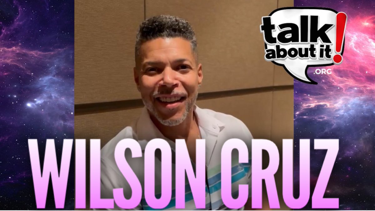 Hear #WilsonCruz #TalkAboutIt HERE: youtu.be/CtLdA4NSof0