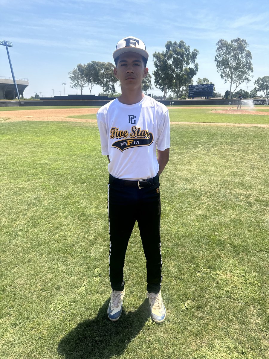 Five Tool California (@fivetoolca) on Twitter photo #FiveToolWestWS F: <a href="/5StarMaf/">5 Star Mafia West</a> 2029 8, West Coast Red Sox 15U 1
PoG: Isaiah Cortes 1-2, 2 RBI #FiveToolWestWS F: <a href="/5StarMaf/">5 Star Mafia West</a> 2029 8, West Coast Red Sox 15U 1
PoG: Isaiah Cortes 1-2, 2 RBI