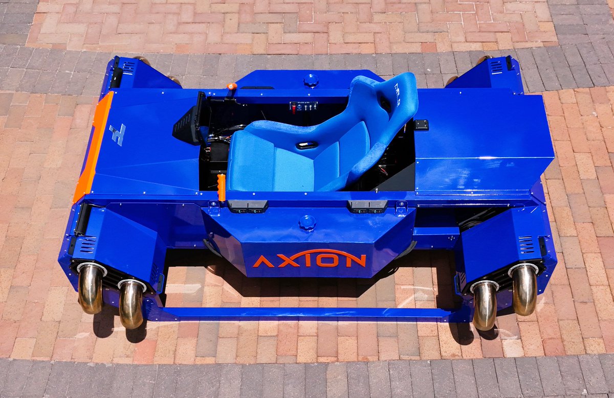 FusionFlightInc's tweet image. Axion, a jet-powered flying car like no other. What differentiates the Axion from the rest? One word - comfort. You do not need to be an adrenaline junky to take it for a spin. Just set your destination on the 10in tablet, and Axion will do all the work.

#flying #car #vtol #jet