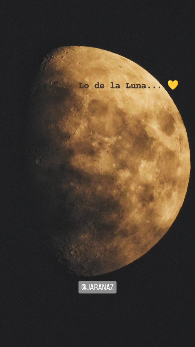 Lo de la Luna... 💛

#Moon 🌙
#Photography 📷