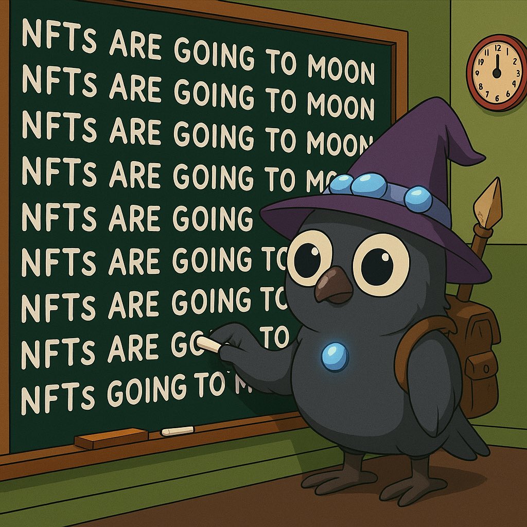 I’m very bullish on the new wave we are about to experience in the NFT ecosystem. 

Content creators are going to be the driving force assisted by AI.

No need for road maps.
We can just vibe as one big community.