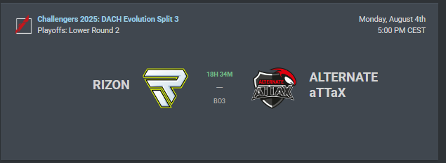 tommorow we play against <a href="/ATNattax/">ALTERNATE aTTaX</a> at 17:00 CET the matchup i was hoping for the entire season i'm so hyped to play against them for the spot in hamburg vamoos