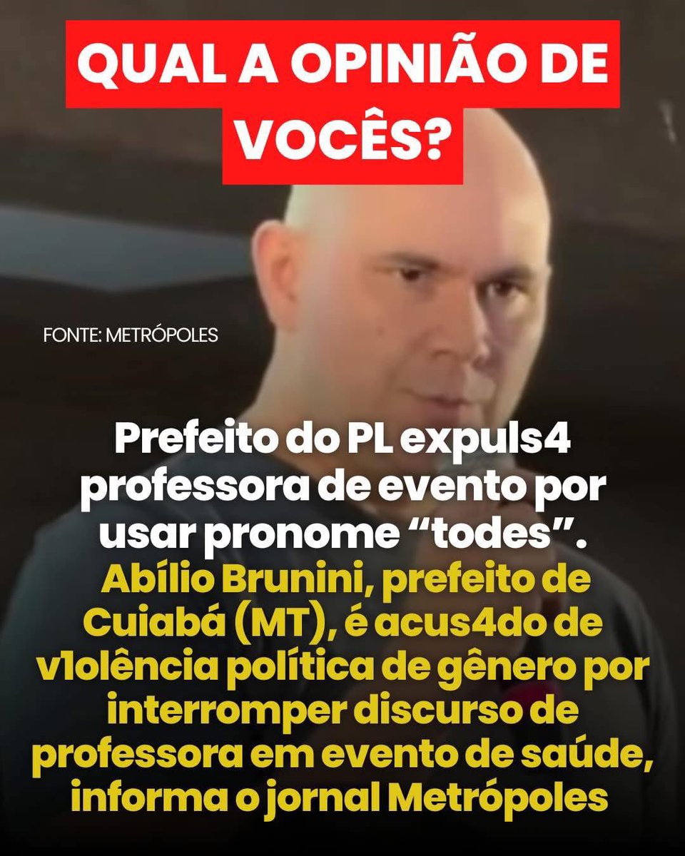 tem_que_dizer's tweet photo. 🚨 EU APOIO TOTALMENTE A AÇÃO DE ABÍLIO BRUNINI, e você?
🚨 Está na nota de acabar com essa péssima influência para jovens e adolescentes! https://t.co/P5H0otuJlS