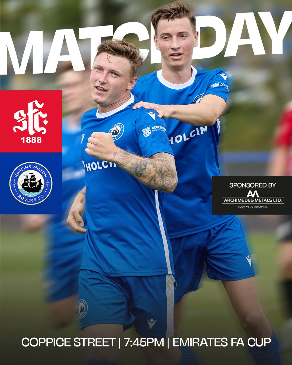 Baffins Milton Rovers FC (@bmrfc) on Twitter photo Time to do it all over again. UTB! π
π <a href="/SFC1888/">Shaftesbury F.C</a>
π 7:45pm kick-off
ποΈ Coppice Street, SP7 8PF
π <a href="/EmiratesFACup/">Emirates FA Cup</a> Time to do it all over again. UTB! π
π <a href="/SFC1888/">Shaftesbury F.C</a>
π 7:45pm kick-off
ποΈ Coppice Street, SP7 8PF
π <a href="/EmiratesFACup/">Emirates FA Cup</a>