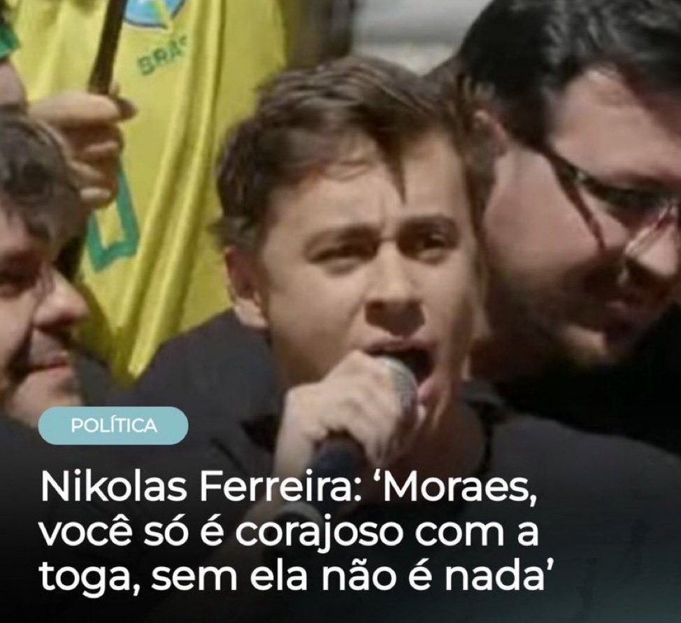 Bolsonaro era corajoso nas manifestações, no depoimento perguntou se o Moraes queria ser vice dele.