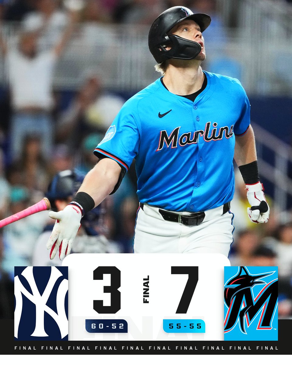 The <a href="/Marlins/">Miami Marlins</a> sweep the Yankees for the first time in franchise history!
