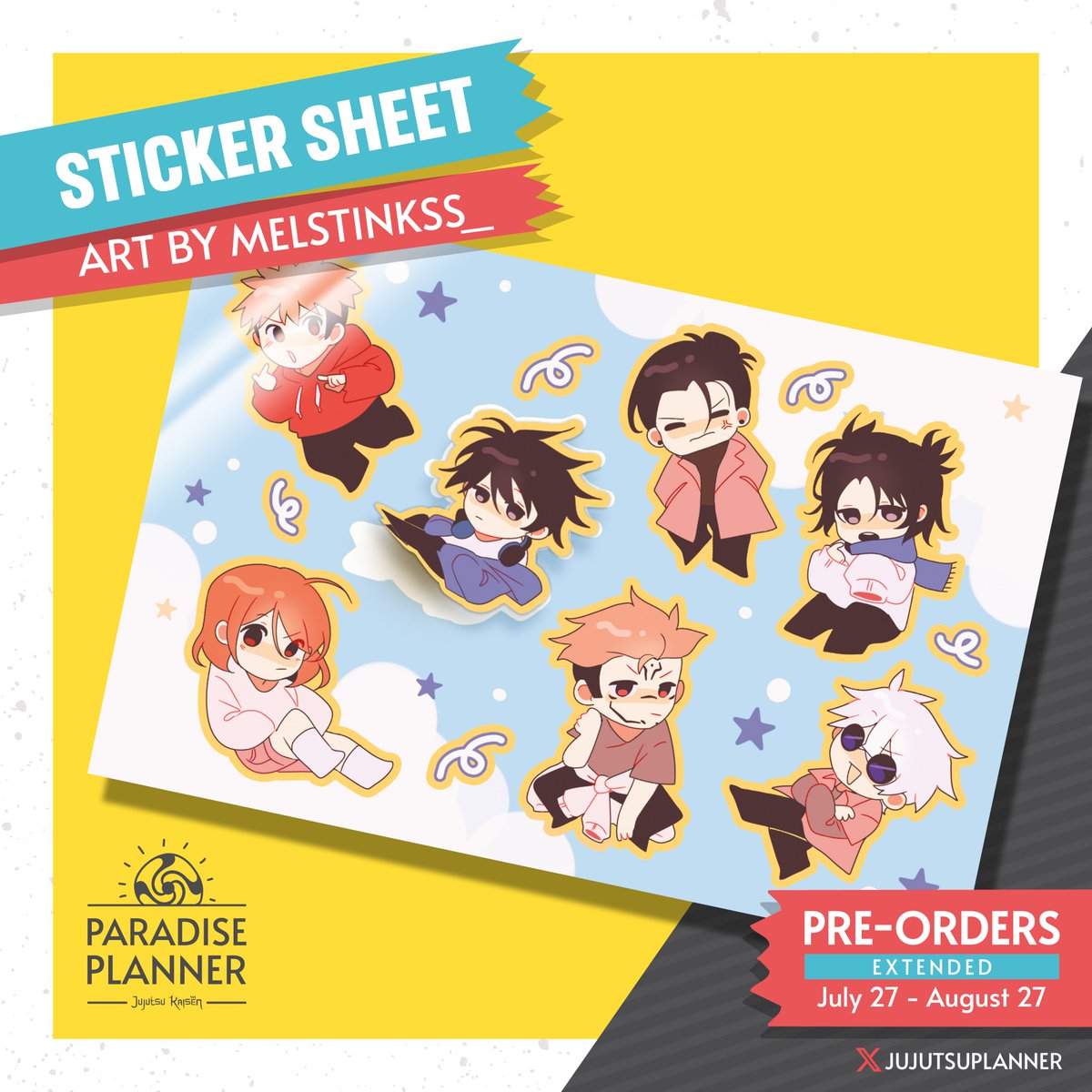 Jujutsu Kaisen Paradise Planner tweet media