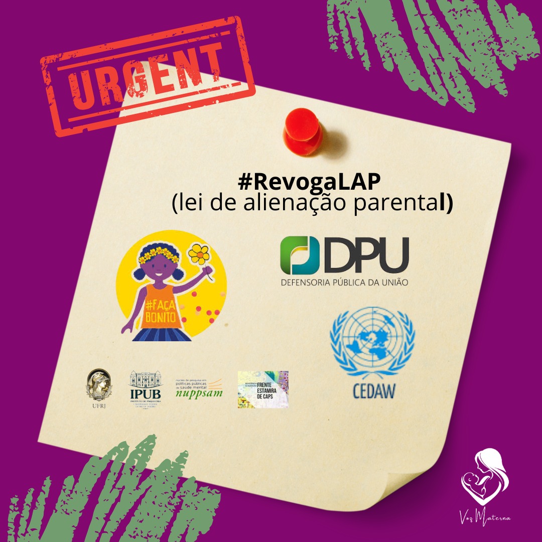 CpiVoz's tweet photo. O PL 2812/22 que revoga a Lei de Alienação Parental está na pauta da CCJC para votação e aprovação na terça-feira 05.08.25.
Várias instituições nacionais e internacionais apoiam a revogação da LAP!
#aprovapl2812 /22
#revogalap https://t.co/EASgqTjtvr