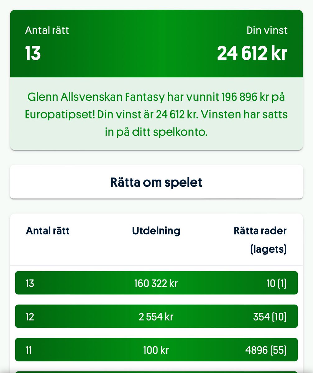 Synd att inte tvåan fick stå men riktigt bra träff såklart! 💪😀