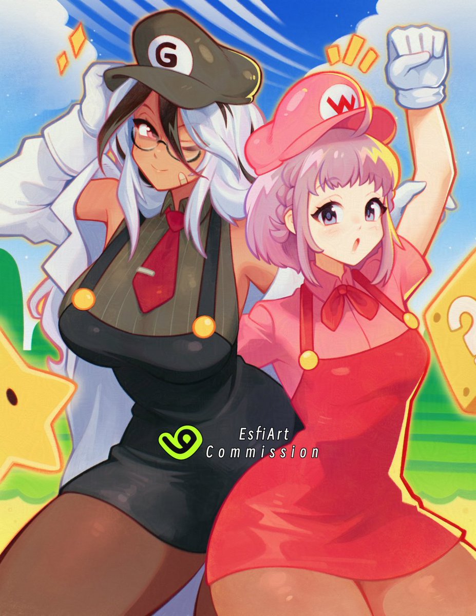 Ethan Elijah Moreno (Somewhat active on here) (@thedidlydoo) on Twitter photo Thanks to my friend, <a href="/EsfiArt/">Steph ✨🦜 | Magician VTuber</a> , they were able to draw a Superb Drawing of 2 VTubing Sisters I watch online, <a href="/MightyKow/">ge-b🏔@drawing hell✍💀</a> and <a href="/weee_desu/">raemz</a>! They look so cute in their Super Mario outfits, along with this spectacular background that Steph drew them in too! 🤎🩷🤍❤️ Thanks to my friend, <a href="/EsfiArt/">Steph ✨🦜 | Magician VTuber</a> , they were able to draw a Superb Drawing of 2 VTubing Sisters I watch online, <a href="/MightyKow/">ge-b🏔@drawing hell✍💀</a> and <a href="/weee_desu/">raemz</a>! They look so cute in their Super Mario outfits, along with this spectacular background that Steph drew them in too! 🤎🩷🤍❤️