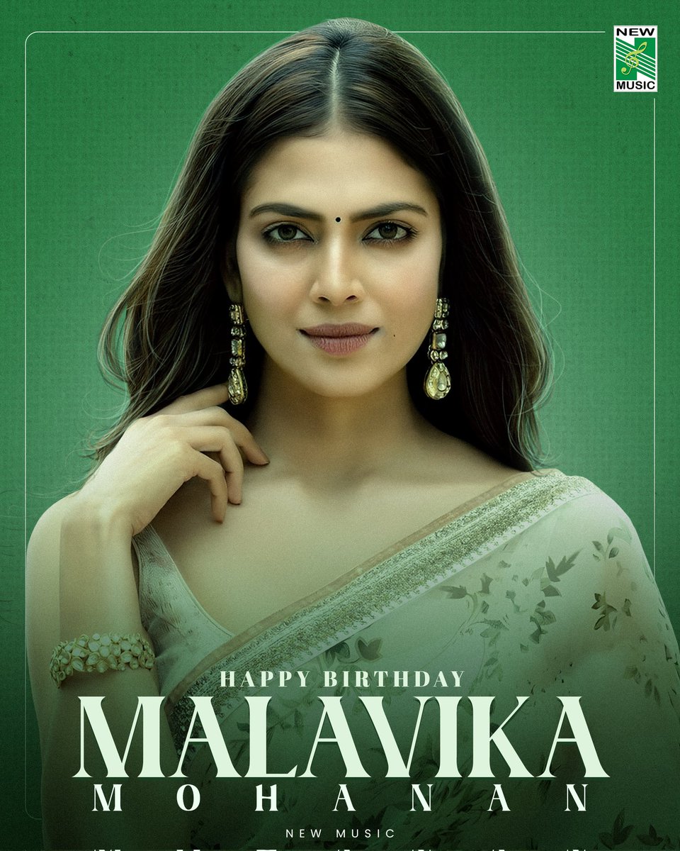 New Music (@newmusicindia) on Twitter photo Wishing the ever-elegant <a href="/MalavikaM_/">Malavika Mohanan</a> a birthday as radiant and timeless as her presence. 🌸✨
#happybirthdaymalavikamohan
#Malavikamohanan #Newmusic Wishing the ever-elegant <a href="/MalavikaM_/">Malavika Mohanan</a> a birthday as radiant and timeless as her presence. 🌸✨
#happybirthdaymalavikamohan
#Malavikamohanan #Newmusic
