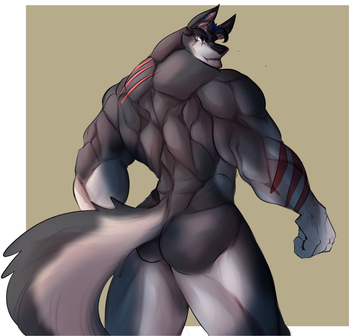 I’m a massive fan of backs, I’d say <a href="/RadSol06/">Rad</a> definitely delivered with this drawing of me!

Wide and defined. 🤍