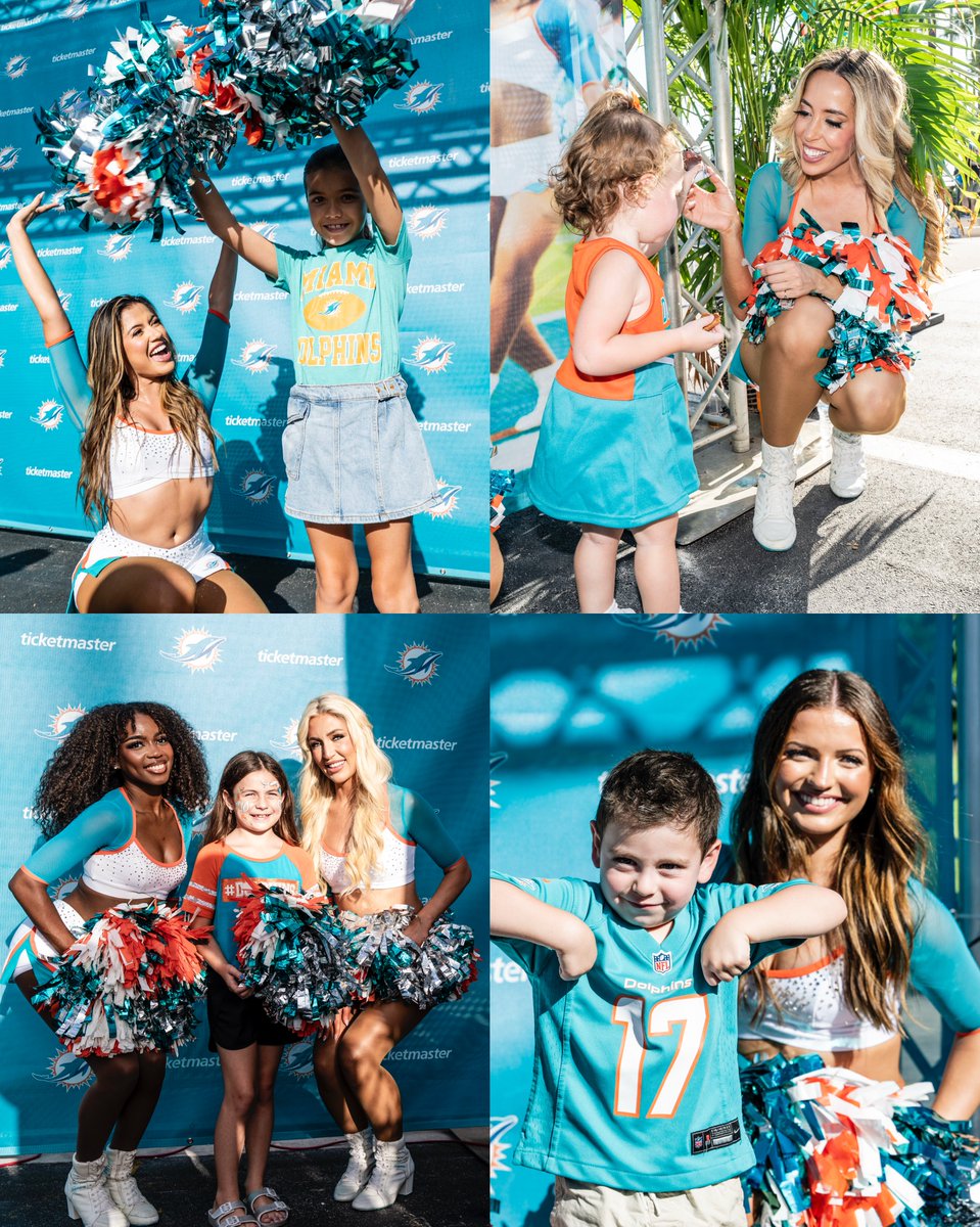 making memories at @miamidolphins training camp 🩵
