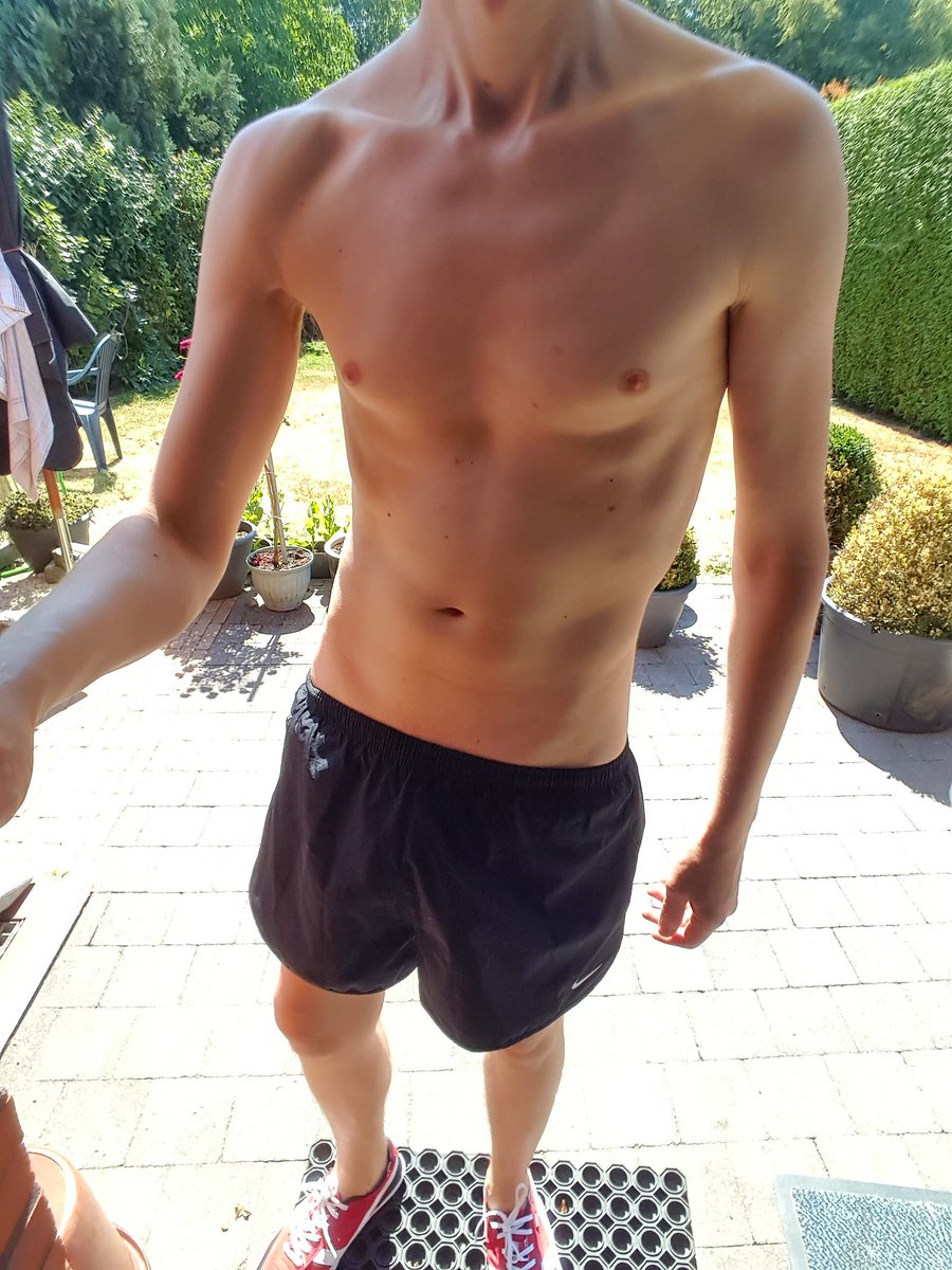 kjelwen's tweet photo. Afther run, first thing first. Cloths off https://t.co/Yegpkftxv3