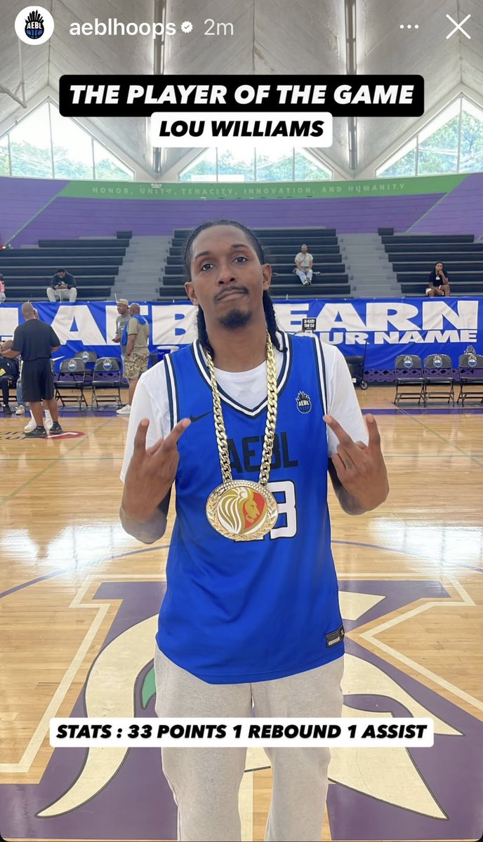 tymac23's tweet image. Congratulation to @TeamLou23 for getting Player of the game at the AEBL. Can’t wait to go support at the playoffs.