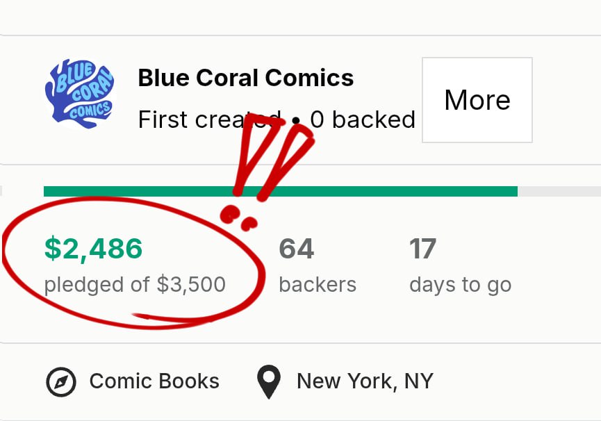 Joe Corallo, 2003 Kids Philosophy Slam Finalist (@joecorallo) on Twitter photo My and <a href="/ChaseBluestone/">Chase Bluestone</a>'s #Kickstarter campaign for our queer thriller comic one-shot, Sink to the Top, is THIS close to cracking $2.5!
Help us spread the word and consider backing to get us over $2.5k before the end of the weekend! kickstarter.com/projects/bluec… My and <a href="/ChaseBluestone/">Chase Bluestone</a>'s #Kickstarter campaign for our queer thriller comic one-shot, Sink to the Top, is THIS close to cracking $2.5!
Help us spread the word and consider backing to get us over $2.5k before the end of the weekend! kickstarter.com/projects/bluec…